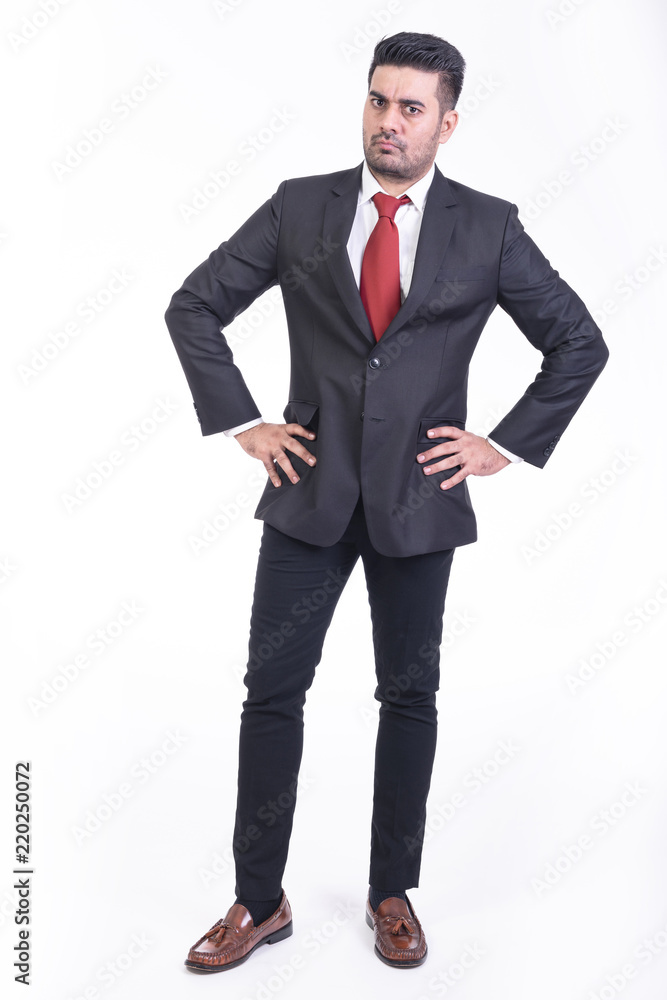 Businessman isolated in white background. Businessman isolated in white background.