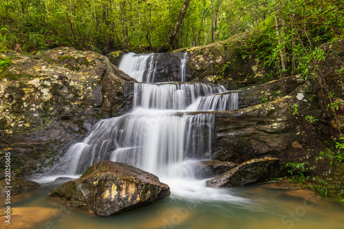 Hin sam chan waterfall, Beautiful waterfall in Phu Rua national park, Loei Province, ThaiLand.