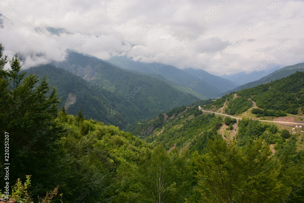 Georgia, Svaneti, mountains