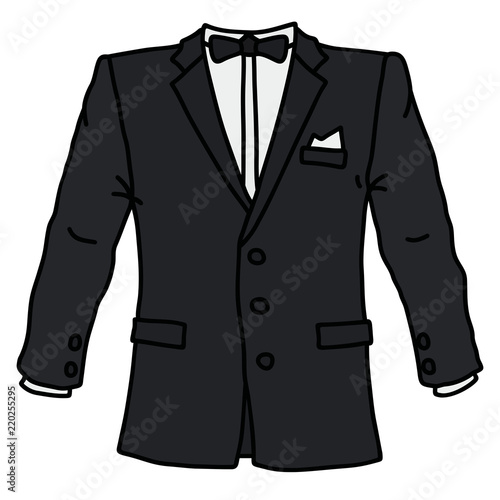 The black evening jacket