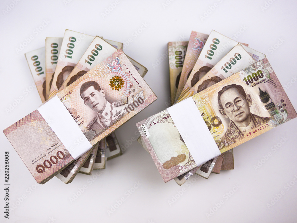 Stack Of Two Type Amount Of 1 Million Thai Baht Stock Photo Adobe Stock