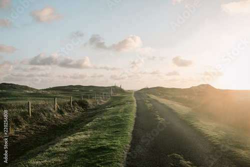 Sunset in Cotentin, France photo