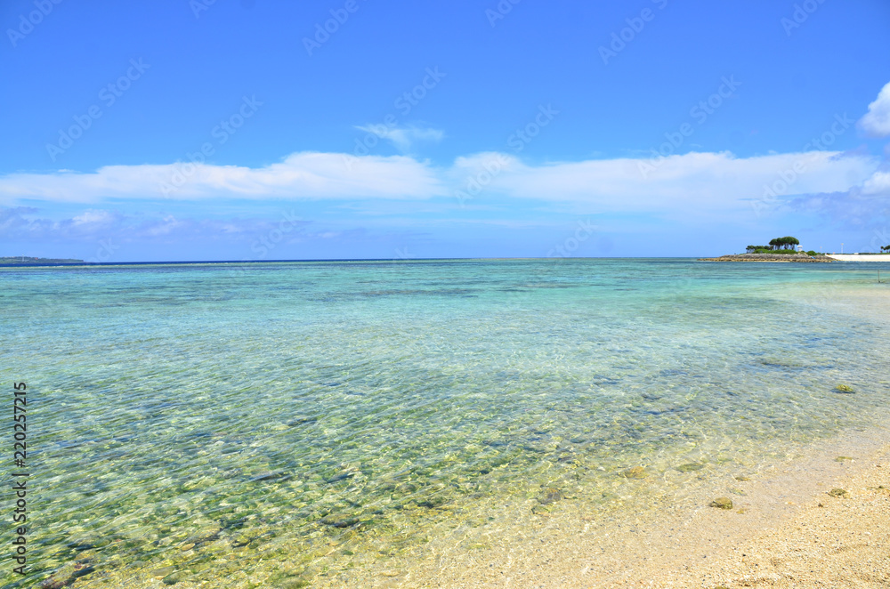 沖縄の浜辺