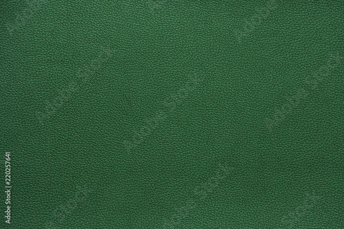 Beautiful abstract texture detail background of green genuine cow leather.