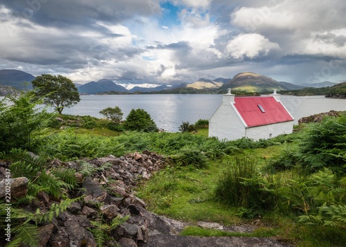 Red Roof, Sheildaig, Scotland photo