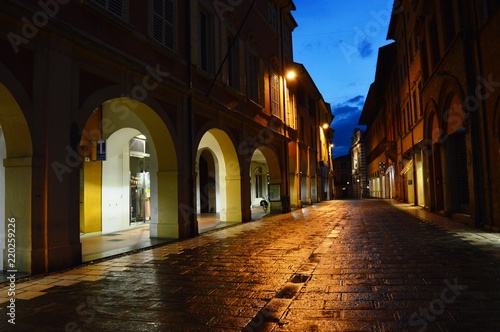 streets of Italy, at night 