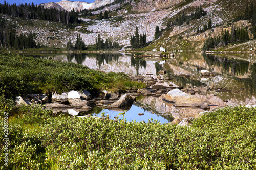 Fototapeta Naklejka Na Ścianę i Meble -  Libby Lake Sunrise in the Snowy Range Mountains of Wyoming