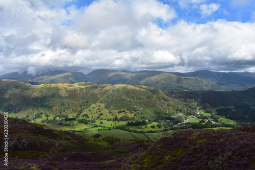 View of a valley in the Lake District © Dan