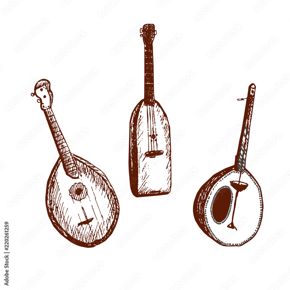 Aggregate 84+ sketch of music instruments - seven.edu.vn