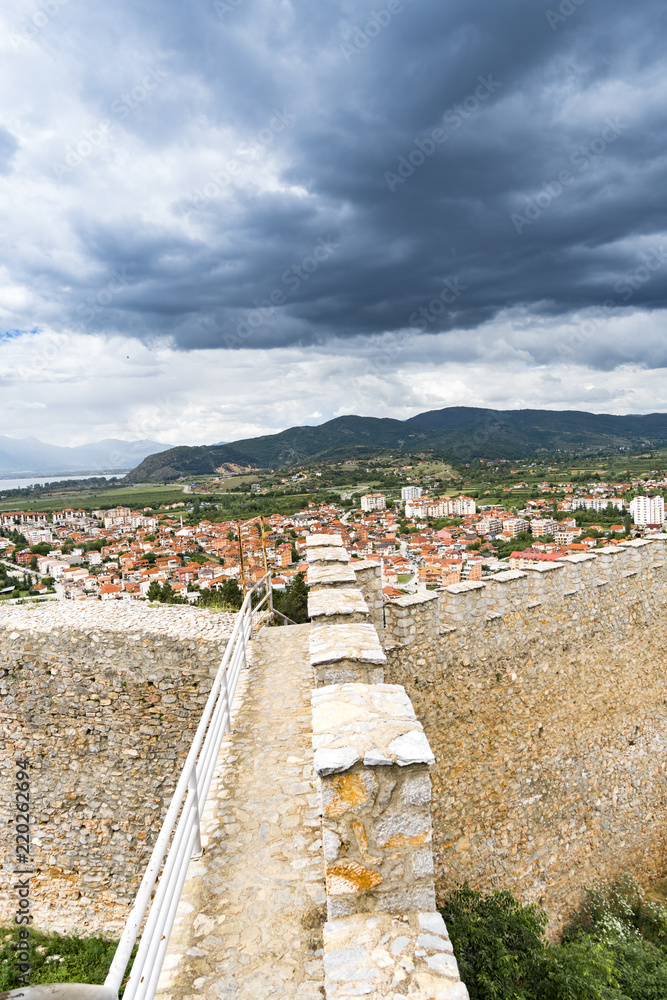 Samuel’s Fortress, Ohrid, Macedonia, vertical