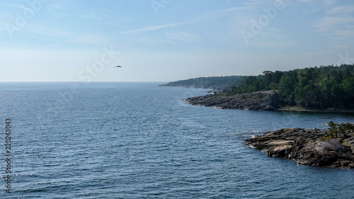 Beautiful rocky coastline. ...