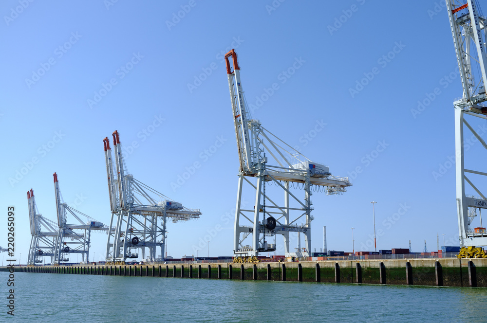 Cranes at Hamburg port