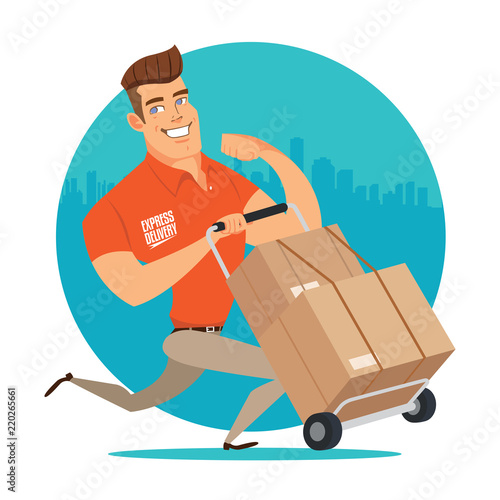 Delivery worker