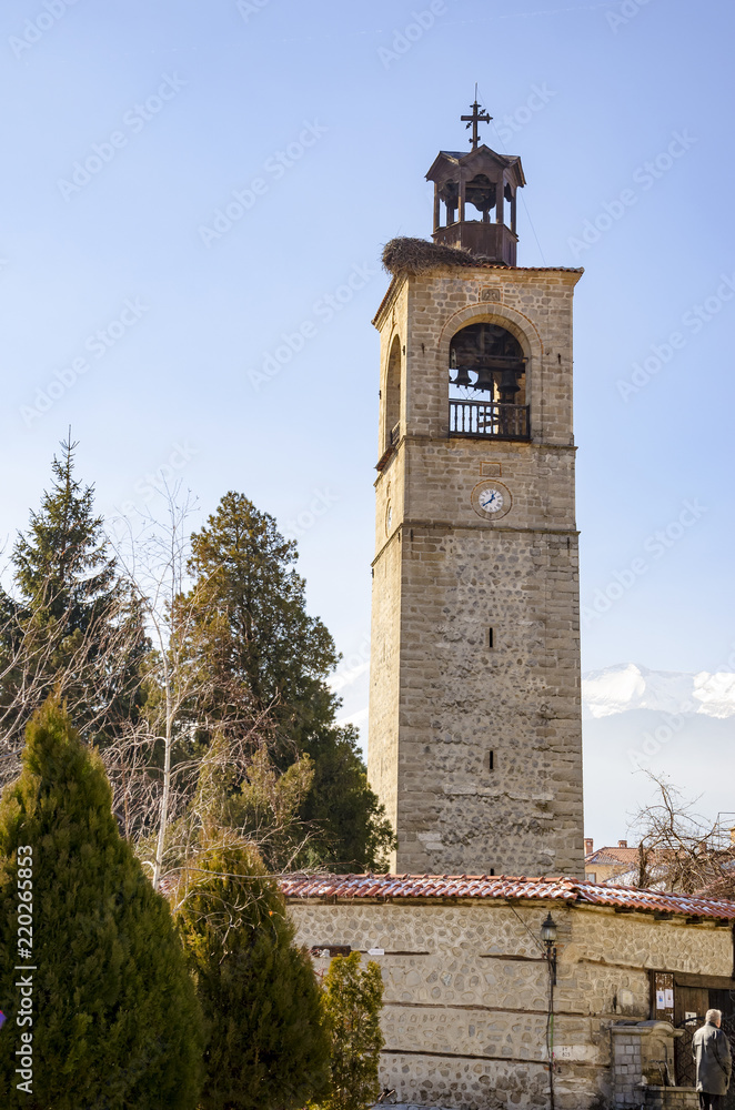 Bulgarian National Revival-style Church of the Holy Trinity in Bansko
