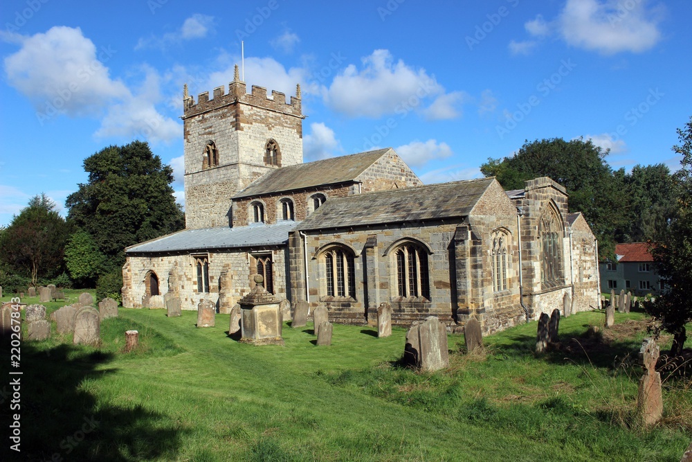 St Helen and the Holy Cross Church, Sheriff Hutton, North Yorkshire.