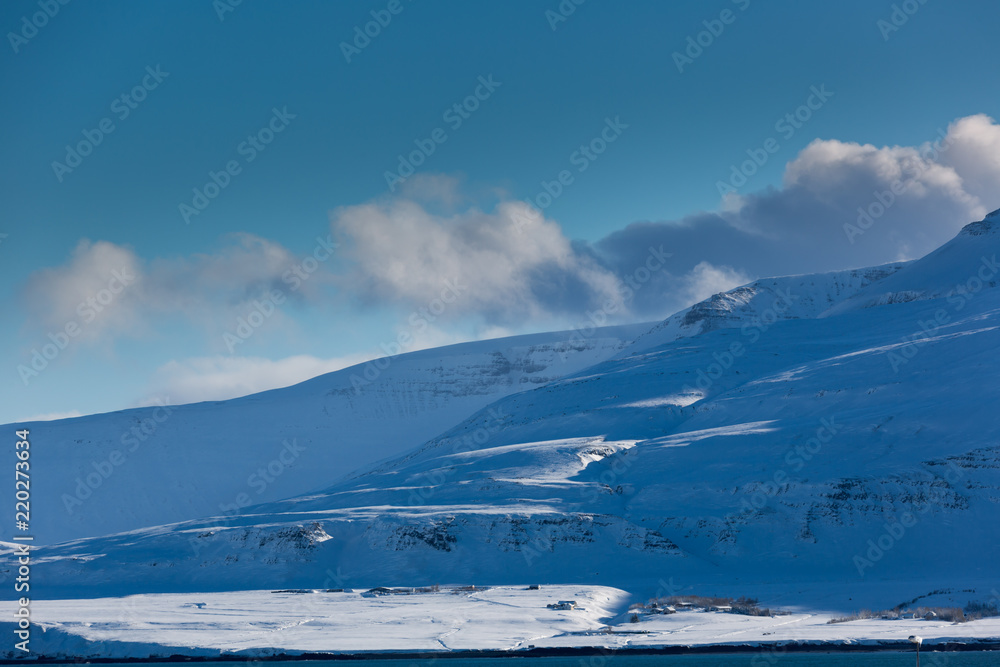 Island im Winter