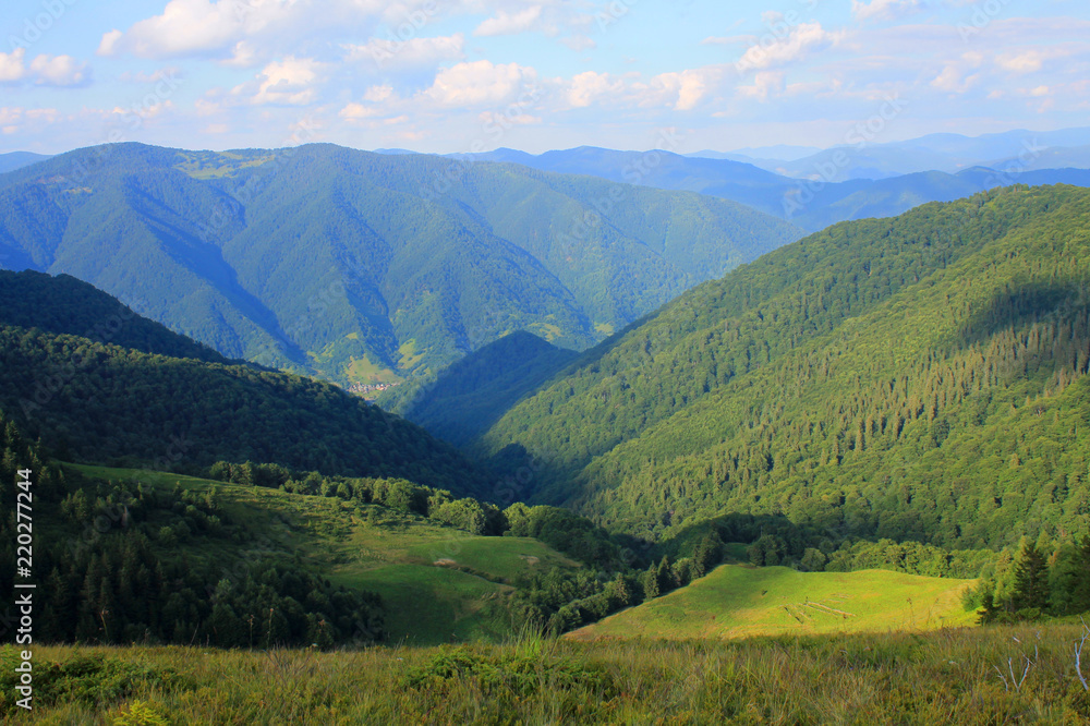 Mountain valleys Krasna
