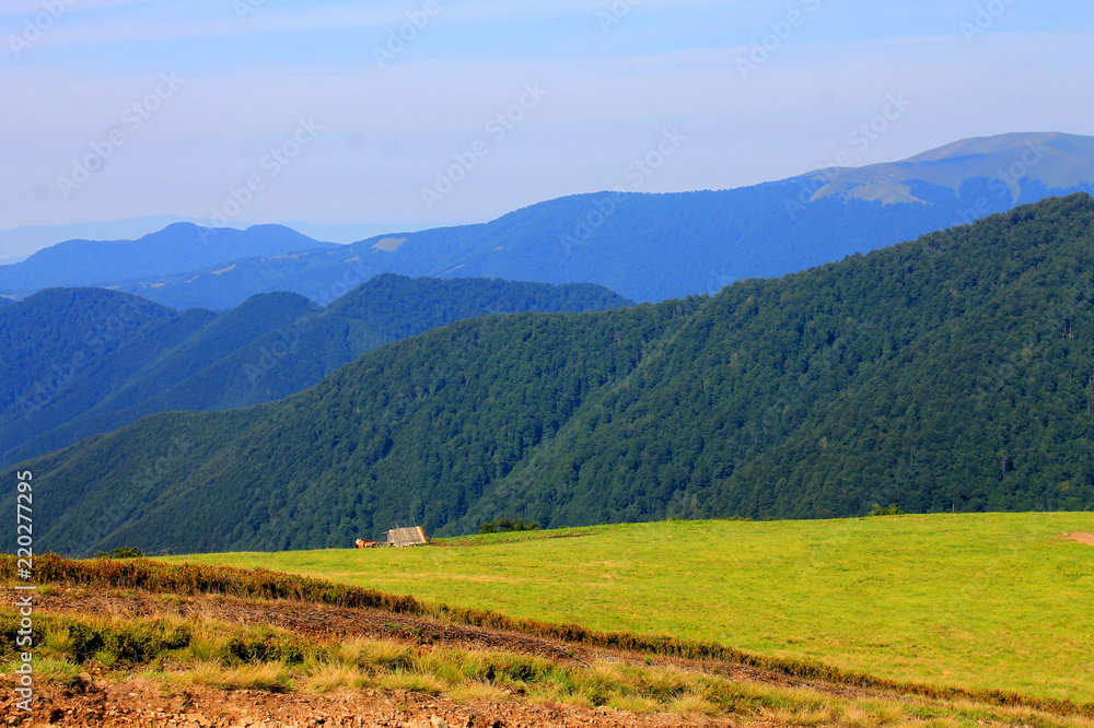 Mountain valleys Krasna