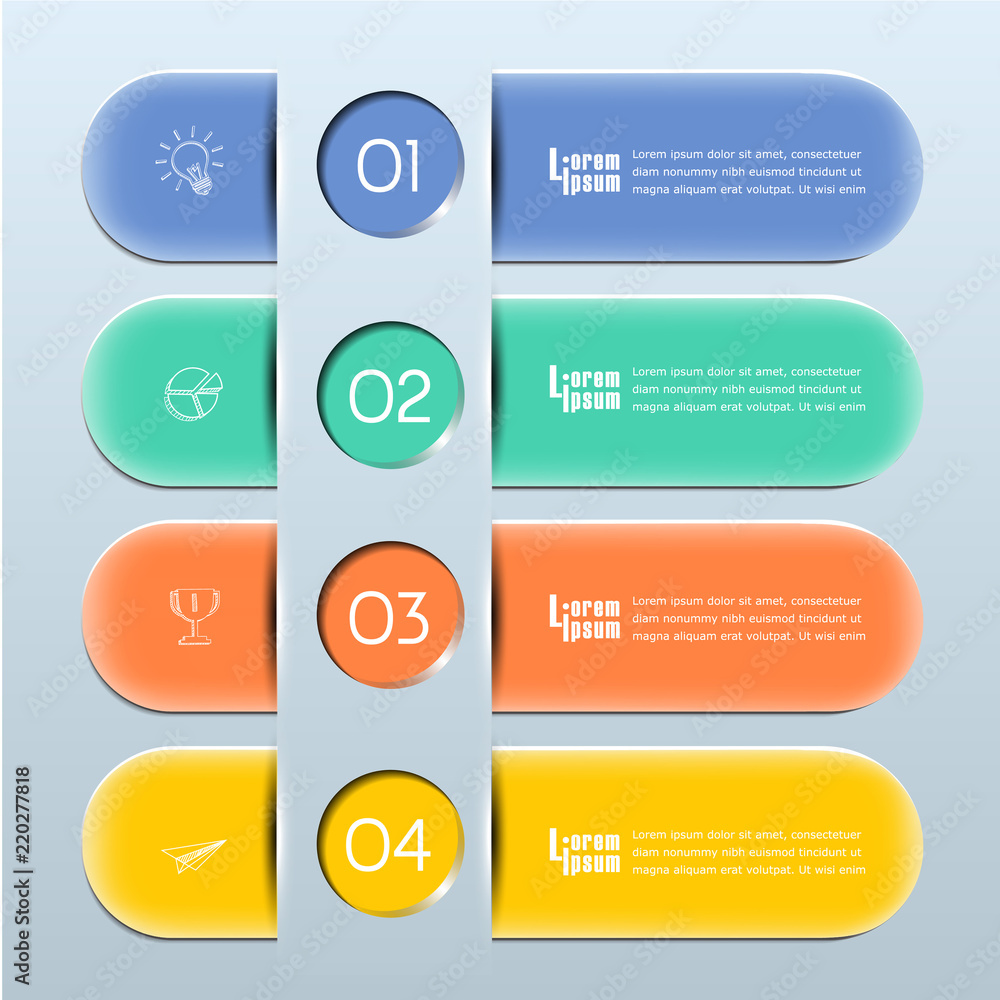 Abstract Modern design template can used for banner,infographic,data,presentation timeline business,workflow layout brochure and web design.Vector illustration.