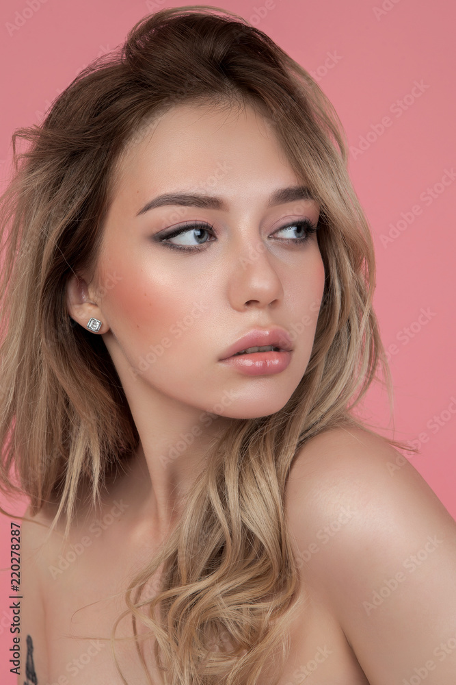 beauty fashion portrait of young female beauty fashion portrait of young female