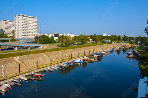 Photos Warsaw, Mazovia, Poland - Panoramic view of Solec district and the Port Czerniak