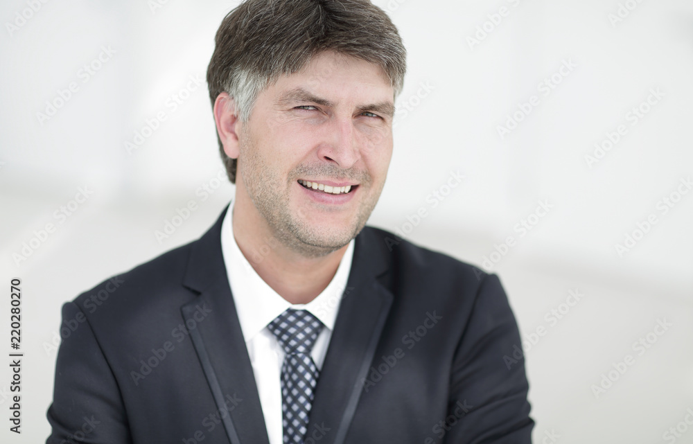 Portrait of a modern benevolent businessman. Portrait of a modern benevolent businessman.