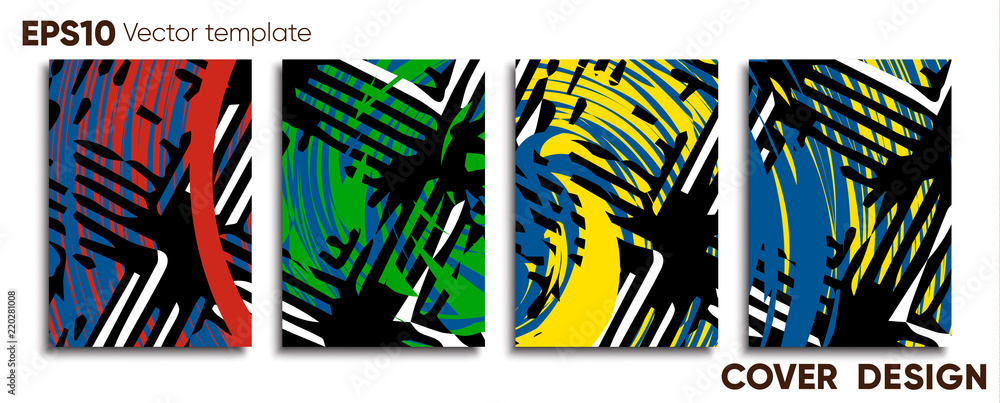Creative colored cover. Cover design. Creative colored cover. Cover design.