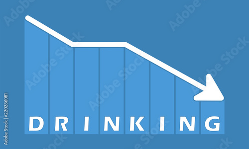 Drinking - decreasing graph