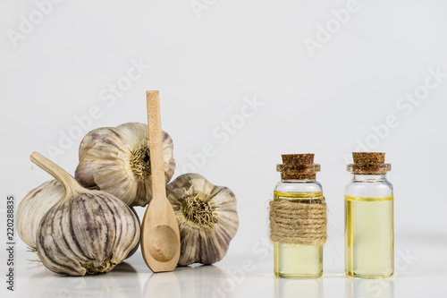 Garlic and syrup the best medicine for colds. The best home remedies for flu treatment. photo