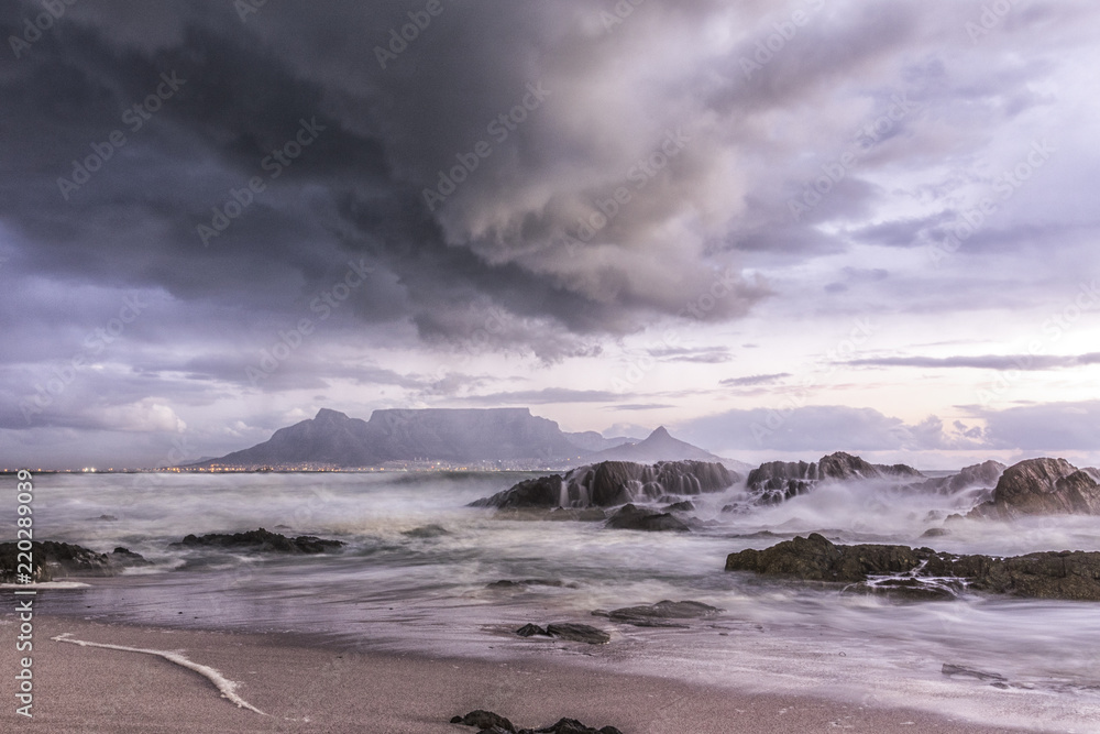 Fototapeta premium Table Mountain Cape Storm
