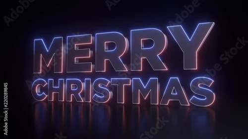 Merry Christmas 3D Animation photo