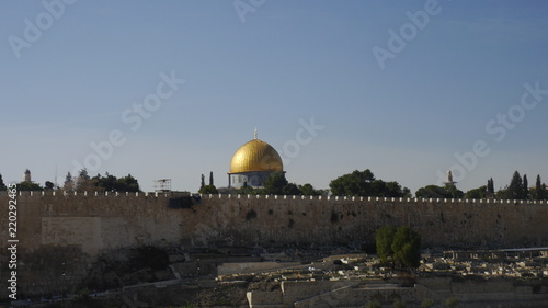 Gold dome in Jerusalem
