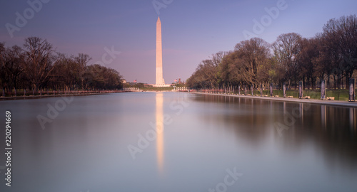 Washington DC Monuments Cherry Blossoms