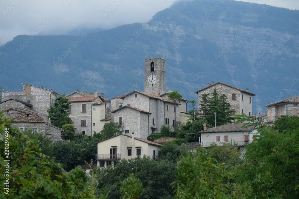Paggese village, Piceno county, Marche region, Italy