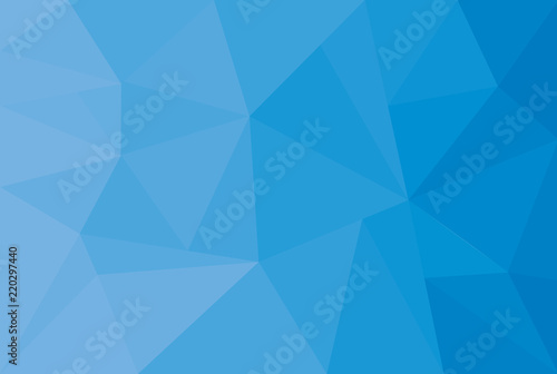 Fondo geométrico de color azul.