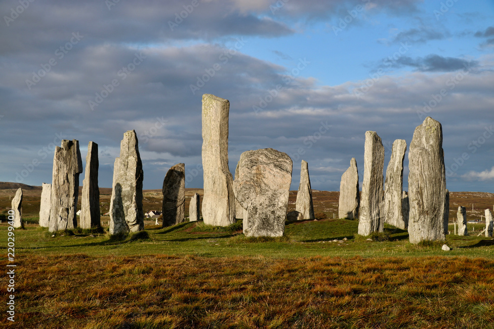 Callanish Steinkreis im Abendlicht, Insel Lewis Callanish Steinkreis im Abendlicht, Insel Lewis