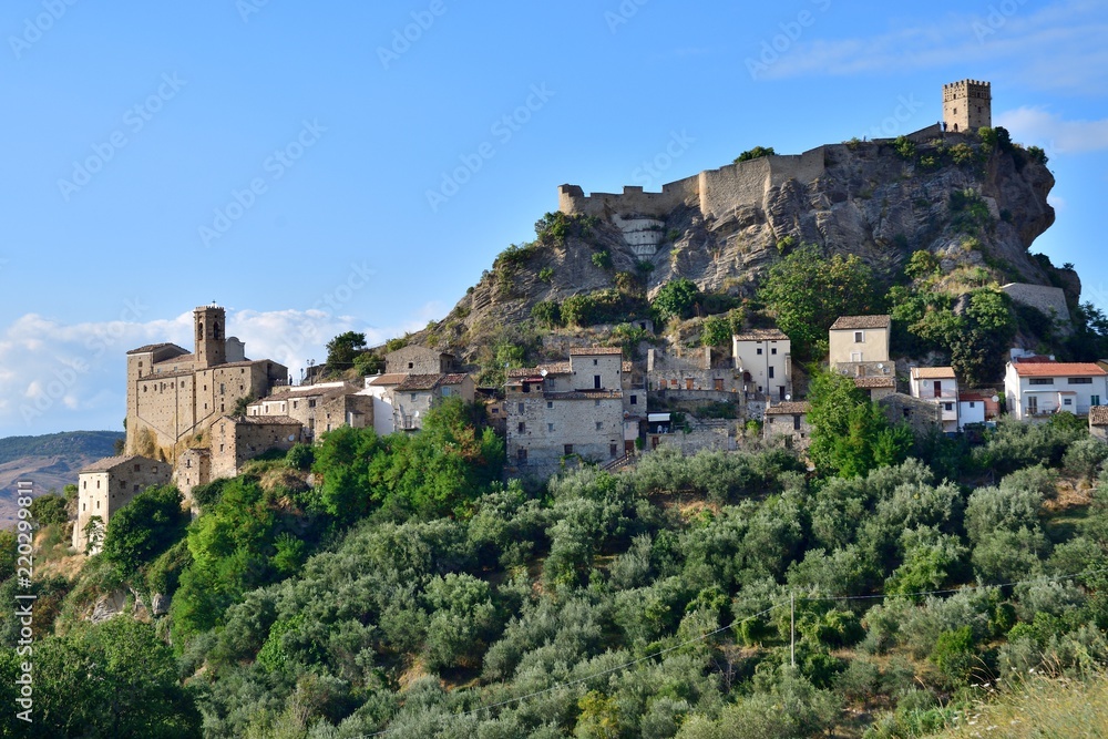 Veduta di Roccascalegna - Chieti - Abruzzo - Italia