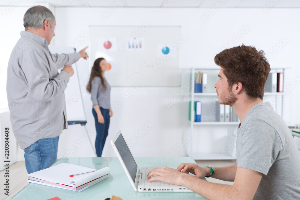 Obraz premium talking sharing ideas concept