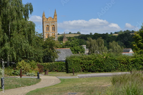 Buckfast Abbey, a working monastery in Devon, England, summer 2018