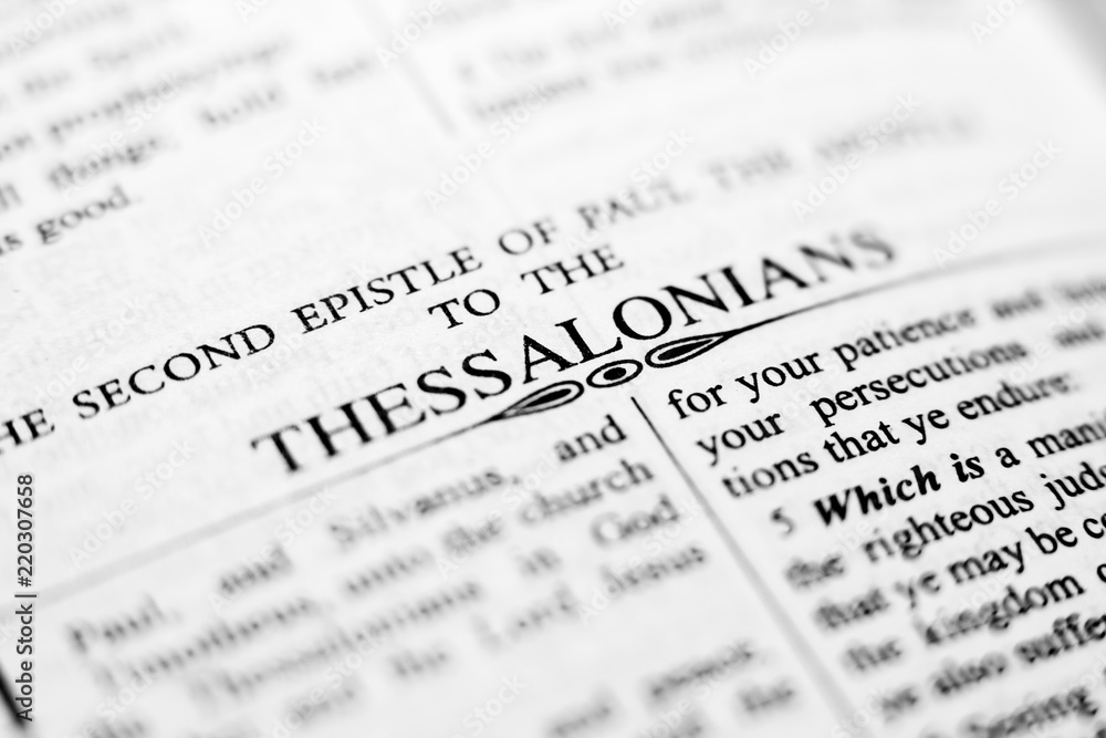 Fototapeta premium The holy bible close up