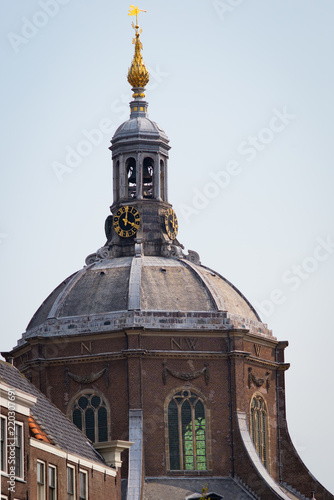 Historic Marekerk church in the center of Leiden, Netherlands photo