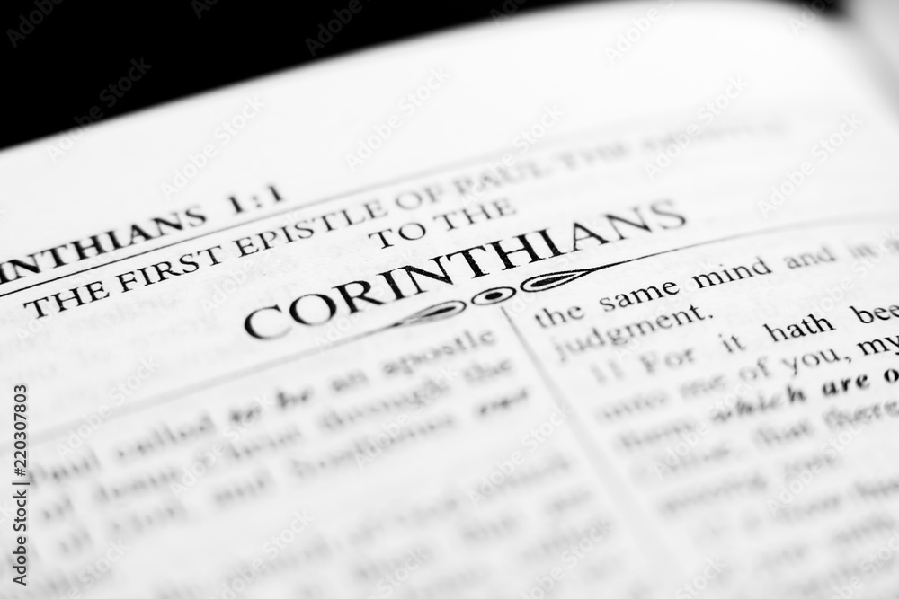 Fototapeta premium The holy bible close up