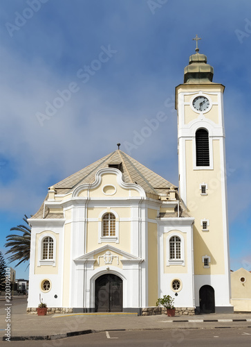 Old German Evangelical Lutheran Church in Swakopmund, Namibia