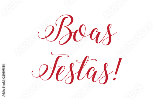 Illustration of Boas Festas