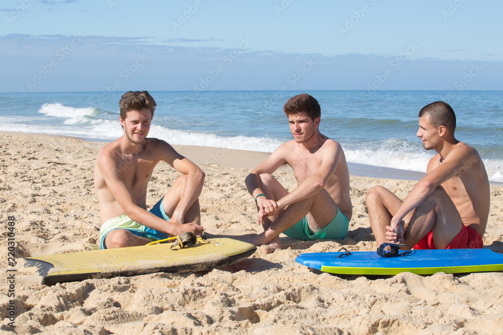 Fototapeta premium three beach boys