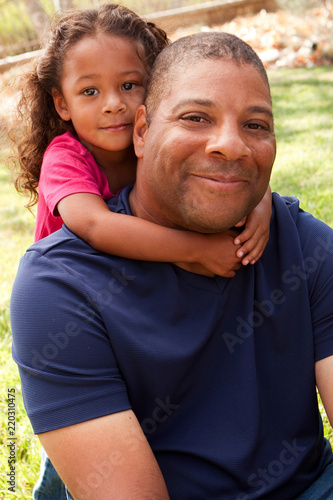 African American father and his daughter. © digitalskillet1
