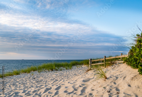 Nantucket Beach At Sunset