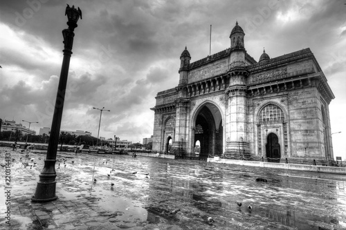 MUMBAI, INDIA - AUGUST 24 2012 : View of Gateway of India