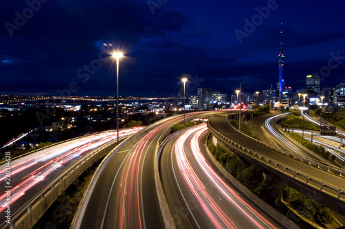traffic flow in Auckland