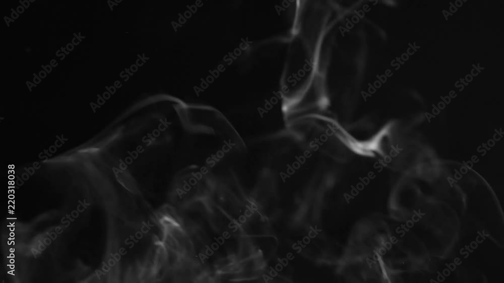 Beautiful Steam Smoke Macro Shot 4K